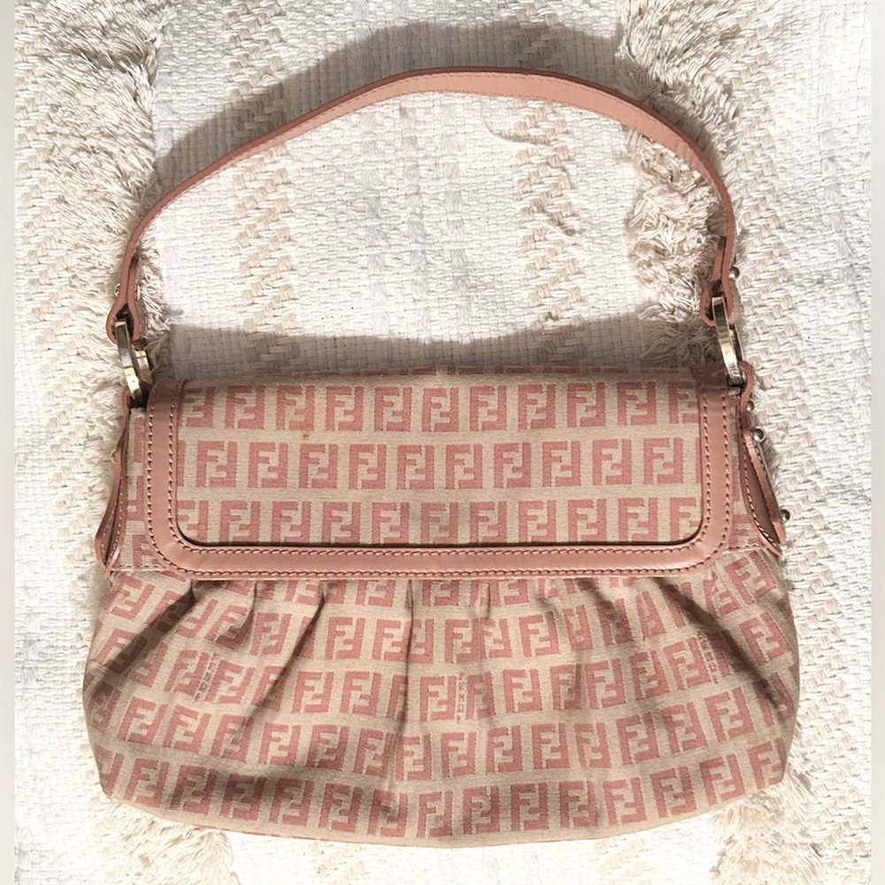 Fabulous Fendi Borsa Chef Piccola Zucchino - Pre-owned in Pink Rose, rare find!